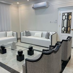 Luxury Wallpaper Qatar - Modern Living Room Wallpaper